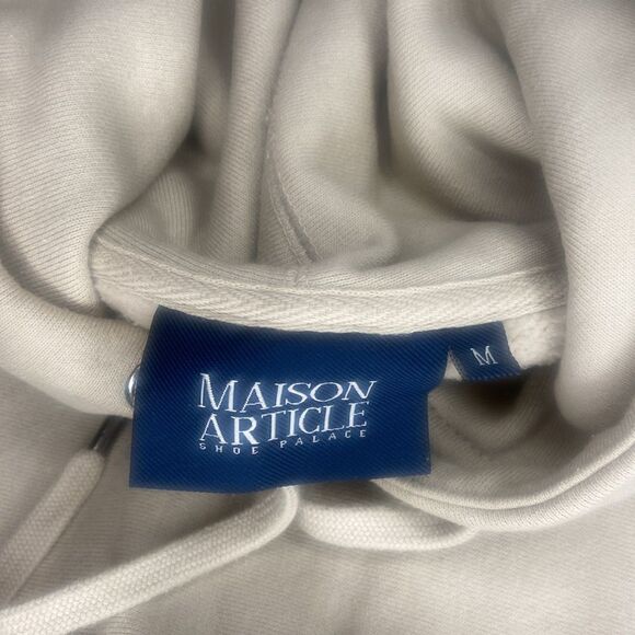MAISON ARTICLE MENS LIFESTYLE HOODIE Beige Medium - Picture 7 of 8